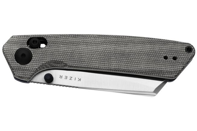 Bild für Kizer Madrac V3693A3 Satin Nitro-V, Norplex UltreX Micarta, Taschenmesser, Matteo Pignatelli Design