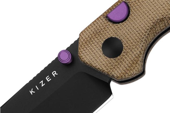 Image for Kizer Vanguard Madrac V3693BSA1 PVD 14C28N, Norplex UltreX Micarta, pocket knife