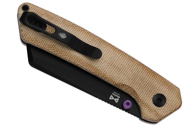 Image for Kizer Vanguard Madrac V3693BSA1 PVD 14C28N, Norplex UltreX Micarta, pocket knife