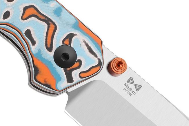 Imagem para Kizer Vanguard Madrac V3693BSA2 Satin 14C28N, Vortex Micarta, navalha