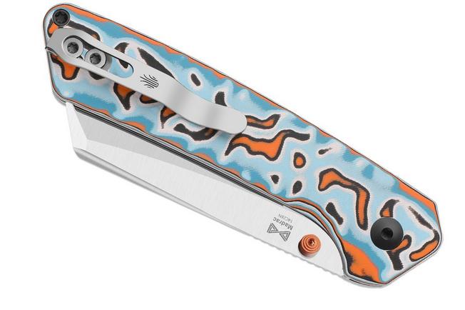 Imagem para Kizer Vanguard Madrac V3693BSA2 Satin 14C28N, Vortex Micarta, navalha