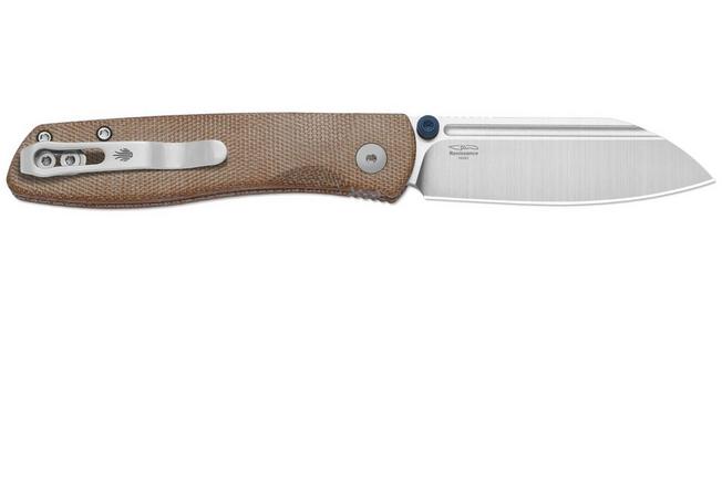Image for Kizer Vanguard Renissance V3698A2 Satin N690, Norplex UltreX Micarta, pocket knife