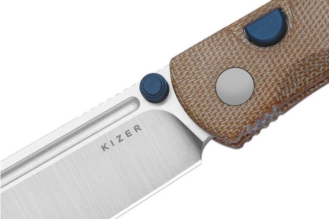 Image for Kizer Vanguard Renissance V3698A2 Satin N690, Norplex UltreX Micarta, pocket knife