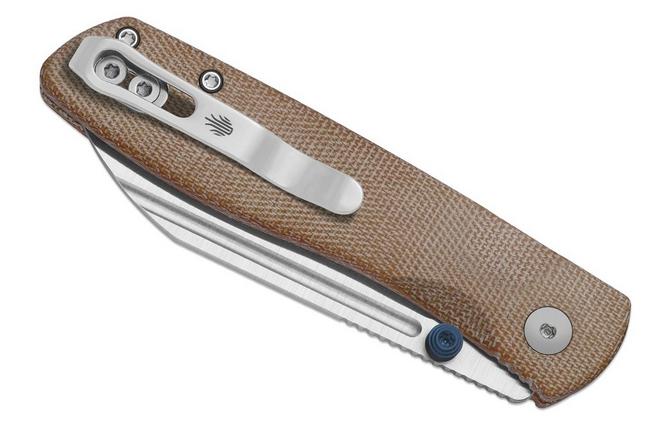 Image for Kizer Vanguard Renissance V3698A2 Satin N690, Norplex UltreX Micarta, pocket knife