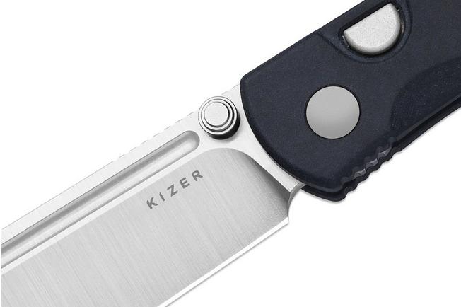 Afbeelding voor Kizer Vanguard Renissance V3698A3 Satin N690, Blue Richlite, zakmes