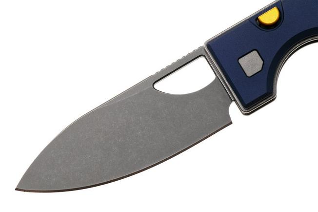 Bild für Kizer Vanguard Little Ringbo V3708A3 Graywashed AEB-L, Blue Aluminium, Taschenmesser, Matija Milovic Design