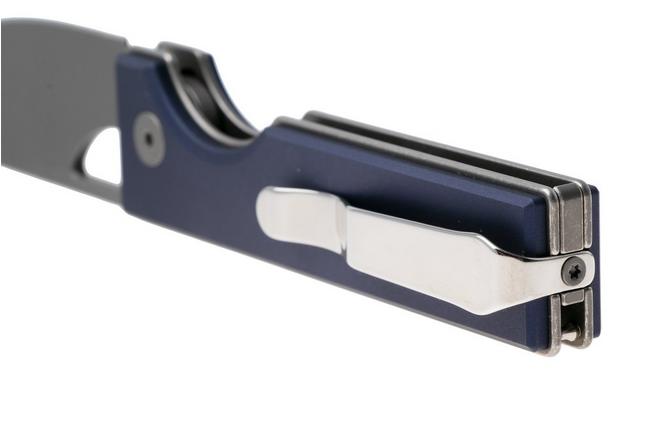 Bild für Kizer Vanguard Little Ringbo V3708A3 Graywashed AEB-L, Blue Aluminium, Taschenmesser, Matija Milovic Design