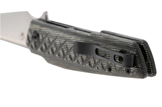 Afbeelding voor Kizer Skinner V3725A2, Stonewashed Nitro-V, Black Micarta zakmes, Maciej Torbé design