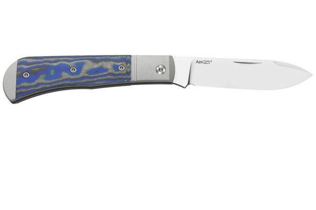 Image for Kizer Trestle D V3760A2 Satin Nitro-V, Aluminum & Vortex Micarta, pocket knife, Azo design