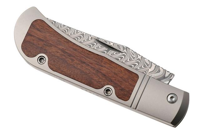 Afbeelding voor Kizer Vanguard Trestle V3761A2 Acid Washed Damascus, Titanium Mkuruti Inlay, zakmes, Azo design