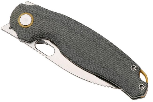 Afbeelding voor Kizer Vanguard Seagull V3770A1 Satin 14C28N, Gray Micarta, zakmes