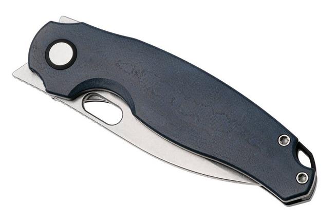 Afbeelding voor Kizer Vanguard Seagull V3770A2 Stonewashed 14C28N, Blue Canyon Richlite, zakmes