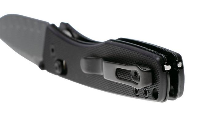 Afbeelding voor Kizer Vanguard Aegis V3774A2 Acid Etch Damascus, Black G10, zakmes, Azo design