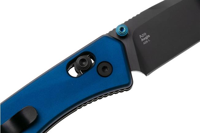Afbeelding voor Kizer Vanguard Aegis V3774A3 Matte DLC AEB-L, Blue Aluminium, zakmes, Azo design