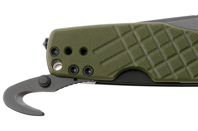 Imagen para Kizer Vanguard Aegis T V3774CTA2 Graywashed AEB-L, Olive Green G10, navaja, diseño de Azo