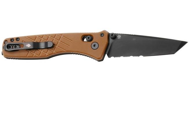 Imagen para Kizer Vanguard Aegis T V3774CTA3 PVD AEB-L, Tan G10, navaja, diseño de Azo