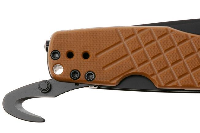 Imagen para Kizer Vanguard Aegis T V3774CTA3 PVD AEB-L, Tan G10, navaja, diseño de Azo