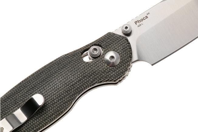 Afbeelding voor Kizer Vanguard Phoca CC V3780A3 Satin AEB-L, Black Norplex UltreX Micarta, zakmes