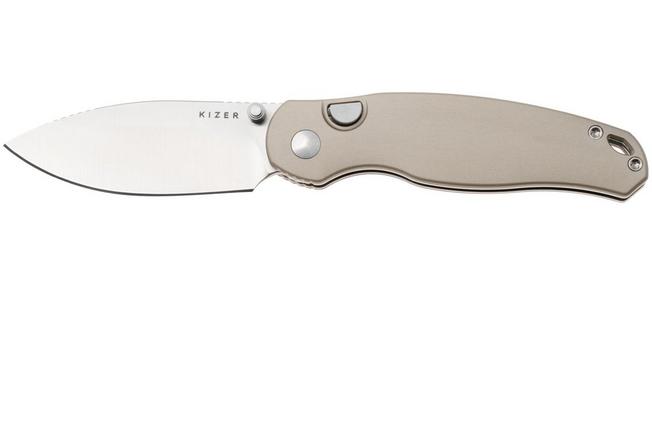 Imagen para Kizer Vanguard Phoca BD V3781BDA2 Satin 14C28N, Sand Aluminium, navaja