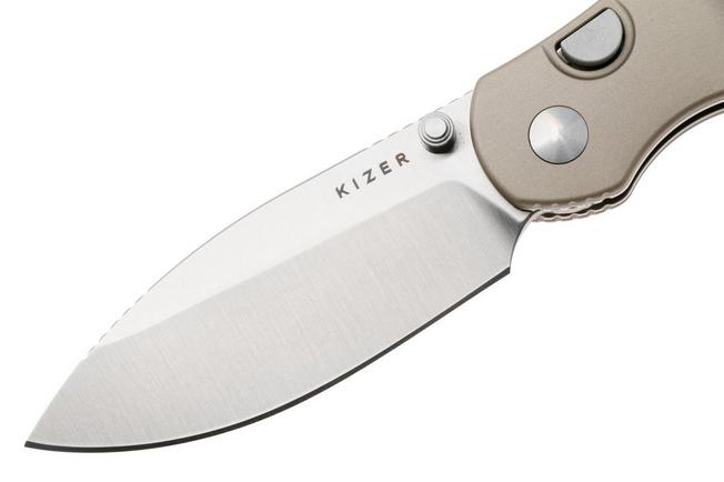 Imagen para Kizer Vanguard Phoca BD V3781BDA2 Satin 14C28N, Sand Aluminium, navaja