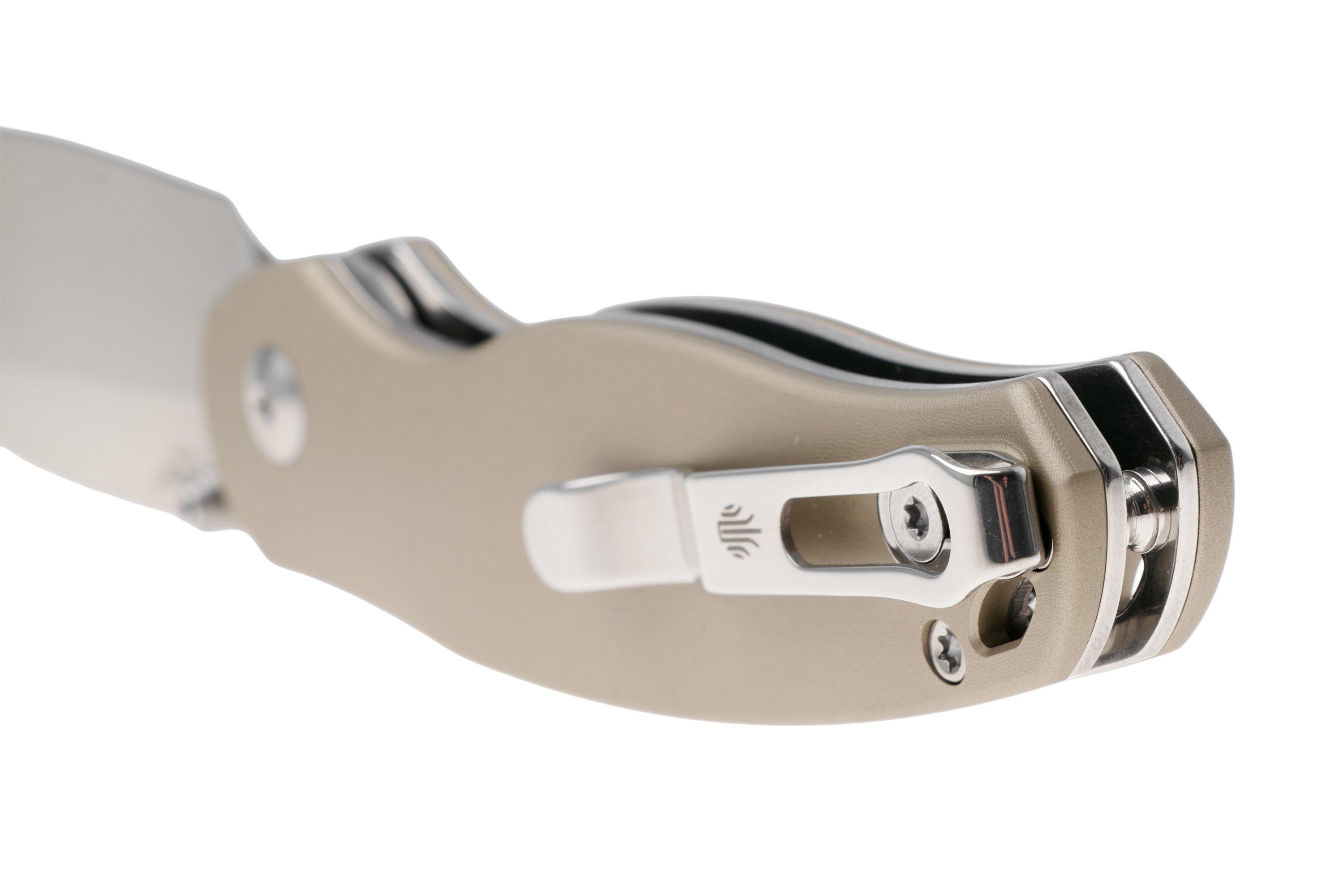 Kizer Vanguard Phoca BD V3781BDA2 Satin 14C28N, Sand Aluminium
