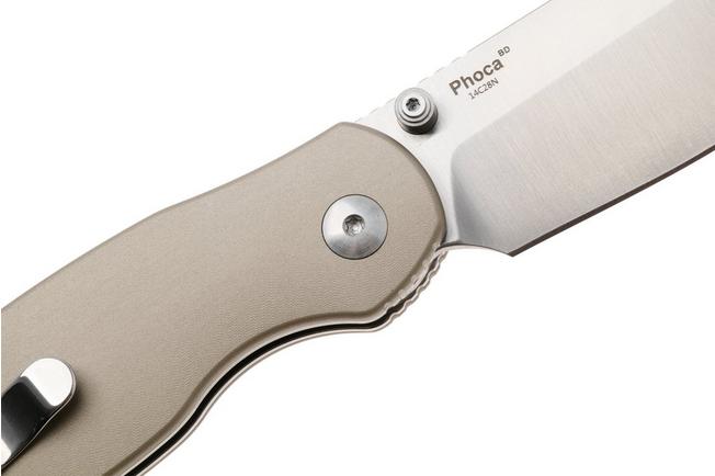 Imagen para Kizer Vanguard Phoca BD V3781BDA2 Satin 14C28N, Sand Aluminium, navaja