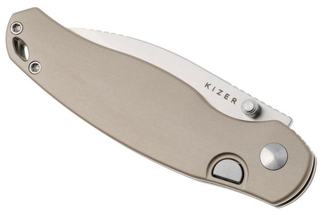 Imagen para Kizer Vanguard Phoca BD V3781BDA2 Satin 14C28N, Sand Aluminium, navaja