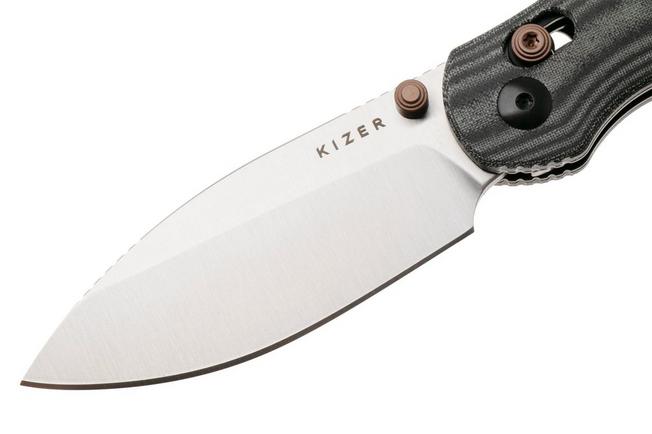 Imagen para Kizer Vanguard Phoca CD V3781CDA1 Satin 14C28N, Norplex UltreX Micarta, navaja