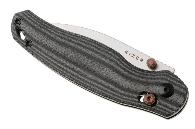 Imagen para Kizer Vanguard Phoca CD V3781CDA1 Satin 14C28N, Norplex UltreX Micarta, navaja