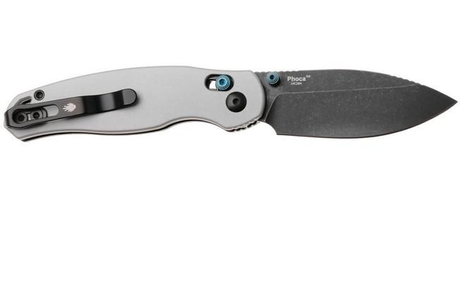 Imagen para Kizer Vanguard Phoca CD V3781CDA2 Blackwashed 14C28N, Grey Aluminium, navaja
