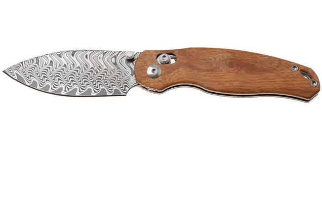 Imagen para Kizer Vanguard Phoca CD V3781CDA3 Acid Washed Damascus, Mkuruti Wood, navaja