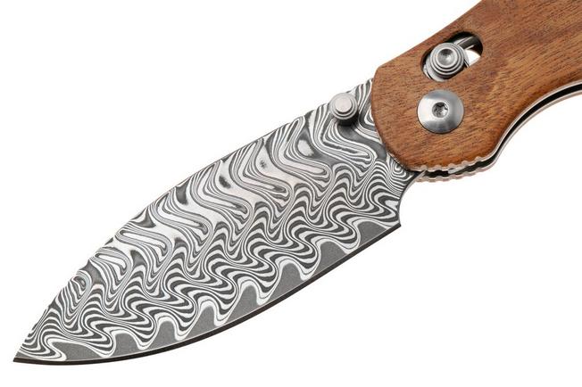 Imagen para Kizer Vanguard Phoca CD V3781CDA3 Acid Washed Damascus, Mkuruti Wood, navaja