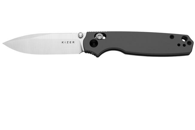Image for Kizer Pokiman CD V3789A2 Satin AEB-L, Gray Aluminum, pocket knife