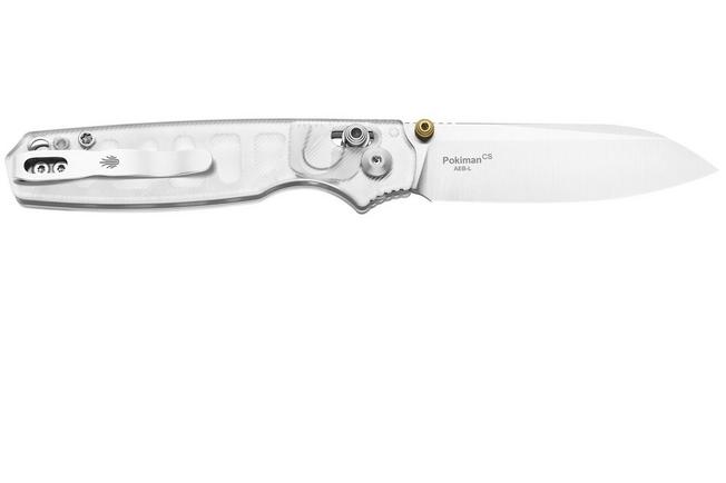 Image for Kizer Pokiman CS V3789A5 Satin AEB-L, Clear Acrylic, pocket knife