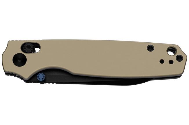 Image for Kizer Pokiman CS V3789A6 Black PVD AEB-L, Tan Aluminum, pocket knife