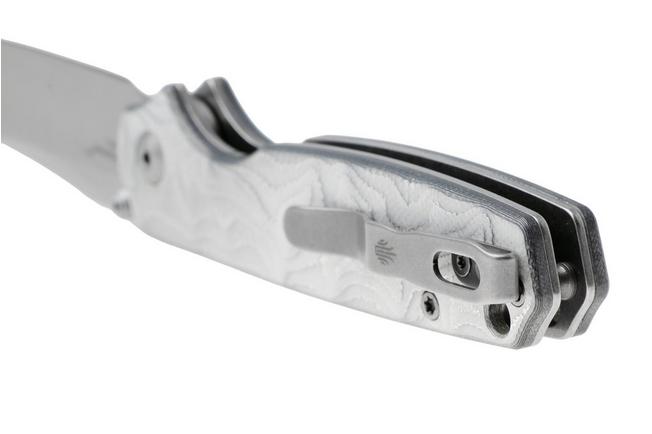 Image for Kizer Pokiman BLL V3789BCA1, Satin AEB-L Clippoint, Aluminum Foil G10 pocket knife