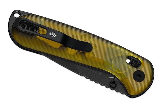Image for Kizer Vanguard Buddy II V3790A1 Black PVD AEB-L, Yellow PEI, pocket knife, Maksim Epifantsev design