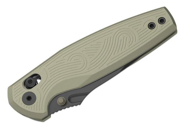 Image for Kizer Khamsin KZV3791A1, PVD Graywashed Nitro-V, Bronze Aluminum pocket knife, Maksim Epifantsev design