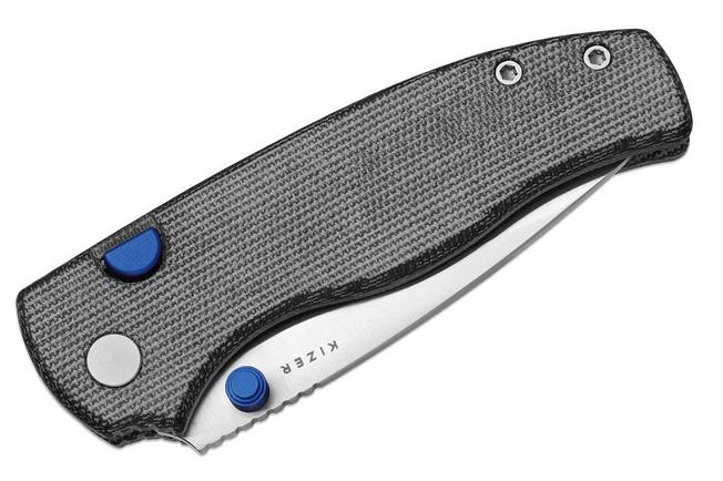 Bild für Kizer Vanguard Glaux V3801A1 Satin 14C28N, Norplex UltreX Micarta, Taschenmesser
