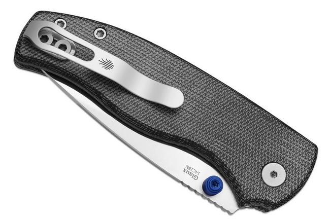 Bild für Kizer Vanguard Glaux V3801A1 Satin 14C28N, Norplex UltreX Micarta, Taschenmesser