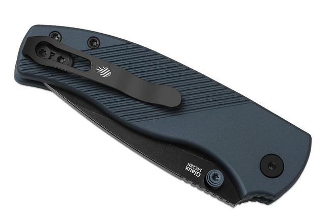 Bild für Kizer Vanguard Glaux V3801A3 Blackwashed 14C28N. Blue Aluminum, Taschenmesser