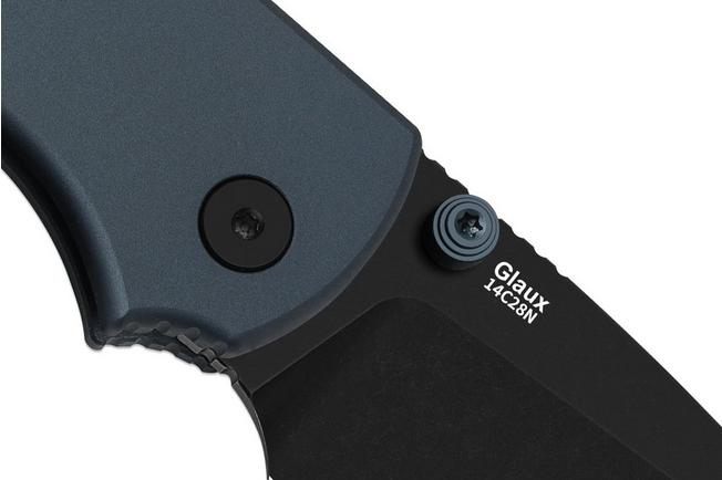 Bild für Kizer Vanguard Glaux V3801A3 Blackwashed 14C28N. Blue Aluminum, Taschenmesser