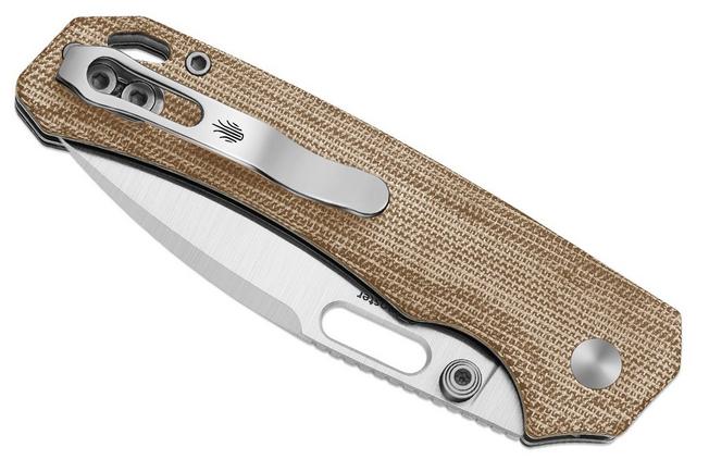 Image for Kizer Vanguard Outposter V3802BDA1 Satin Nitro-V, Norplex UltreX Micarta, pocket knife