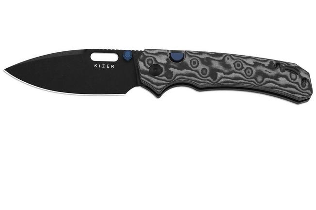 Image for Kizer Vanguard Outposter V3802BDA2 PVD Nitro-V, Vortex Micarta, pocket knife