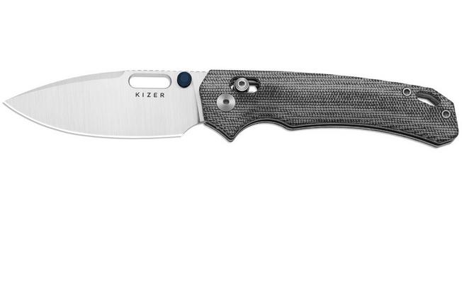 Image for Kizer Vanguard Outposter V3802CDA1 Satin Nitro-V, Norplex UltreX Micarta, pocket knife