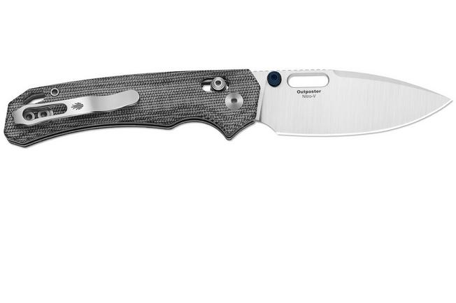 Image for Kizer Vanguard Outposter V3802CDA1 Satin Nitro-V, Norplex UltreX Micarta, pocket knife