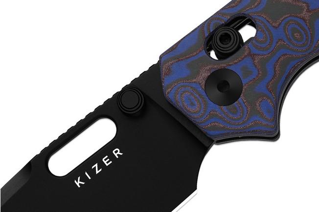 Image for Kizer Vanguard Outposter V3802CDA2 PVD Nitro-V, Vortex Micarta, pocket knife
