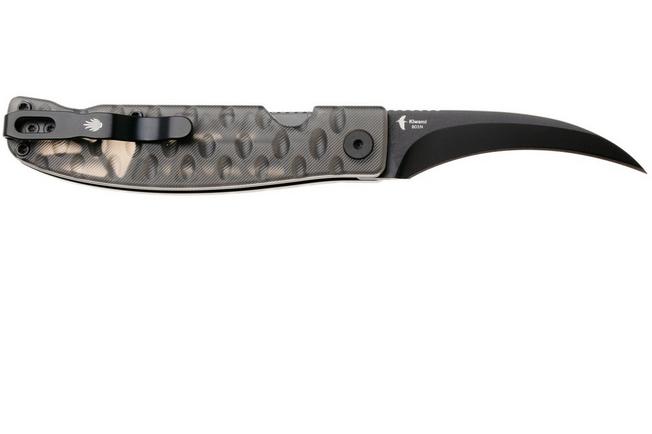 Bild für Kizer Kiwami V3809SH1, Black PVD BD1N, Black Acrylic Taschenmesser, Konstantinos Paschalis Design