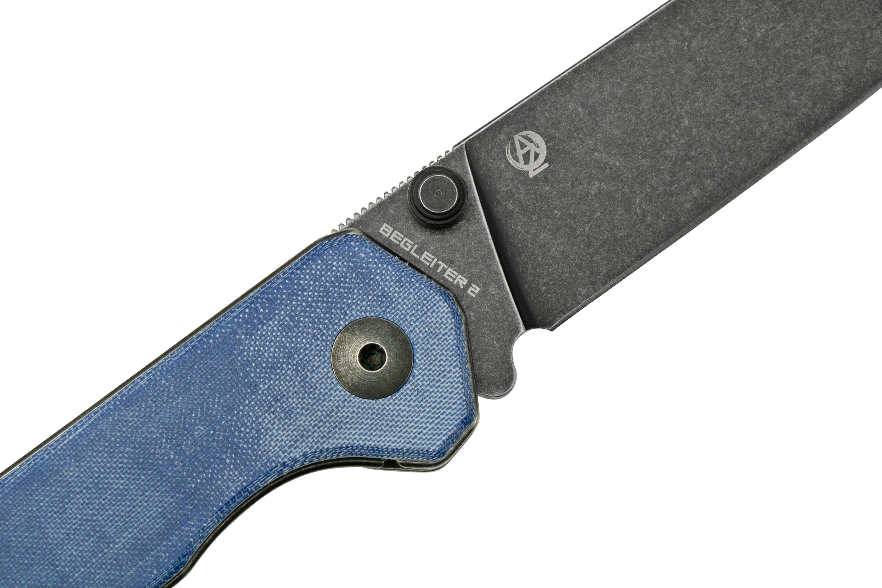 Kizer Vanguard Begleiter V4458.2C1 Denim Micarta, Pocket Knife ...