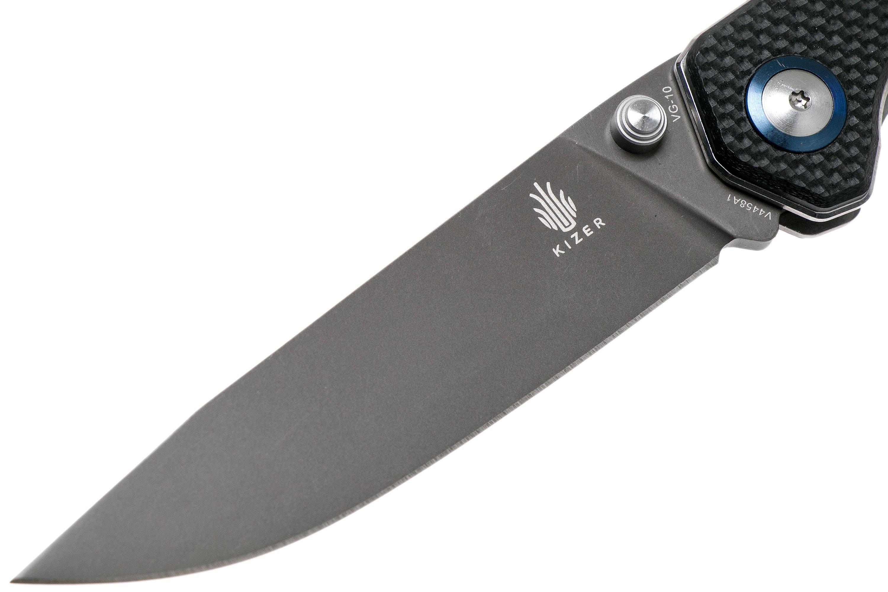 Kizer Vanguard Begleiter V4458A1 pocket knife, Black Advantageously